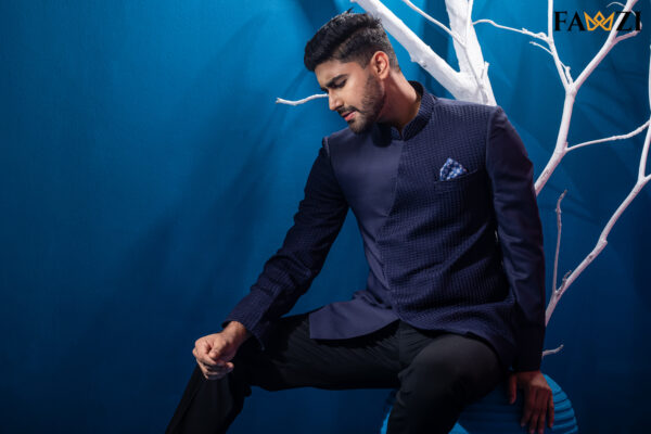 Royel Blue Jodhpori Suit - Image 2